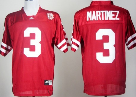Nebraska Cornhuskers #3 Taylor Martinez Red Jersey 
