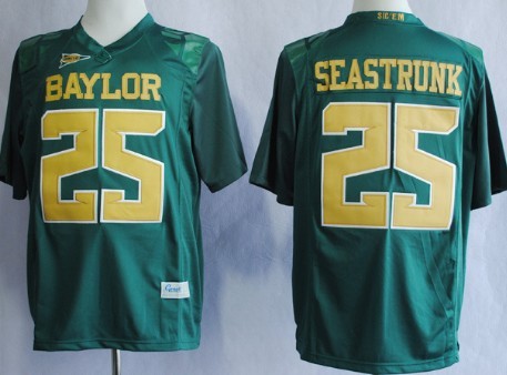 Baylor Bears #25 Lache Seastrunk 2013 Green Jersey 
