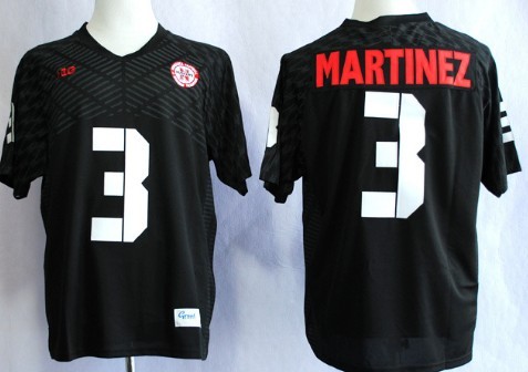 Nebraska Cornhuskers #3 Taylor Martinez 2013 Black Jersey 