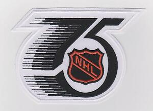 NHL 75TH ANNIVERSARY JERSEY PATCH