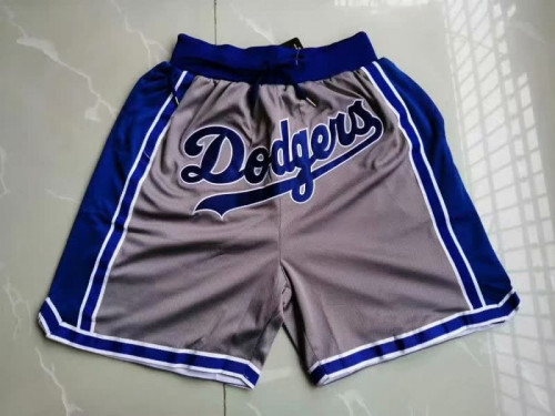 Men's Los Angeles Dodgers Just Don 2020 Gray Shorts