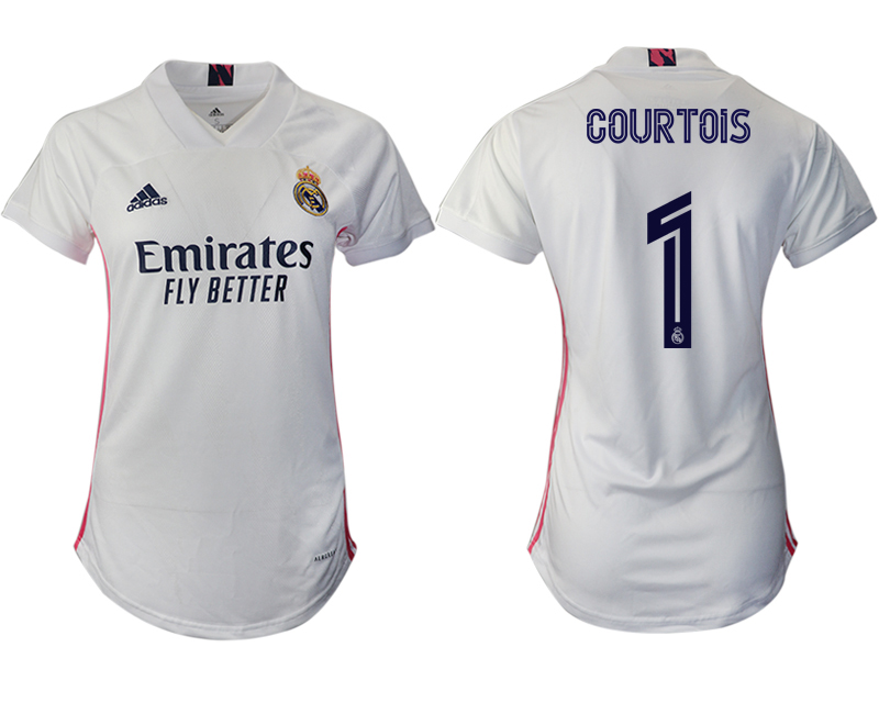 Women 2020-2021 Real Madrid home aaa version 1 white Soccer Jerseys