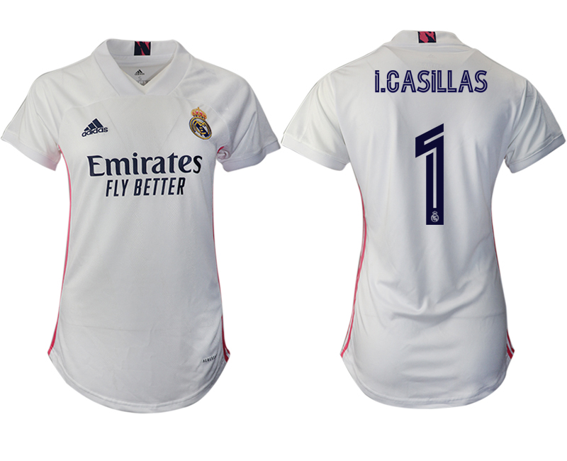 Women 2020-2021 Real Madrid home aaa version 1 white Soccer Jerseys1