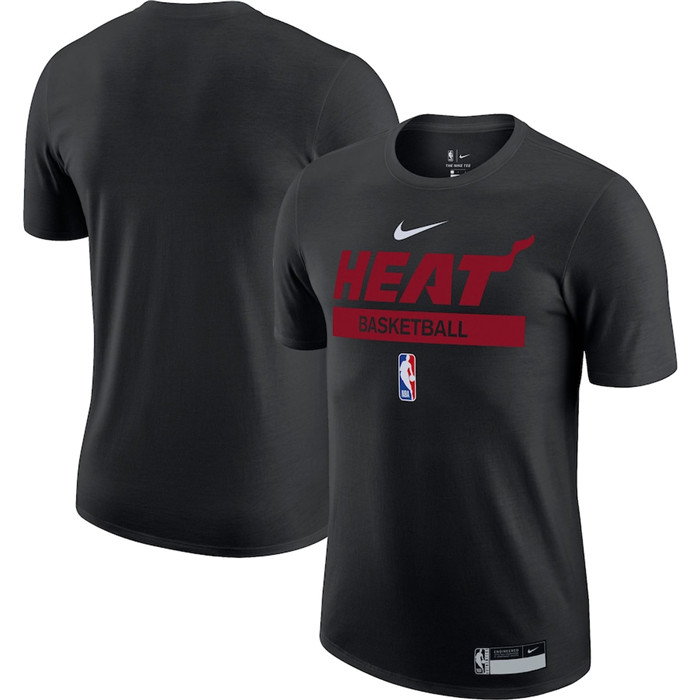 Men's Miami Heat Black 2022-23 Legend On-Court Practice Performance T-Shirt