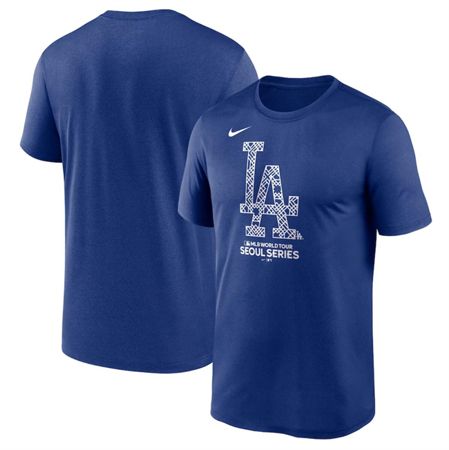 Men's Los Angeles Dodgers Royal 2024 World Tour Seoul Series T-Shirt