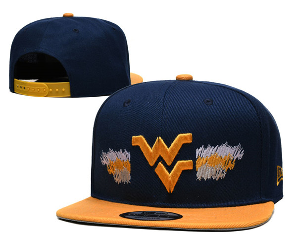 West Virginia Mountaineers Stitched Snapback Hats
