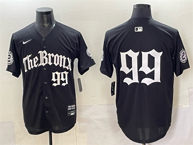 Men's New York Yankees #99 Aaron Judge Black 'Gothic Legacy Edition' Vapor Premier Limited Stitched Baseball Jersey